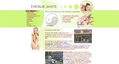 Desktop Screenshot of energiesante.fr